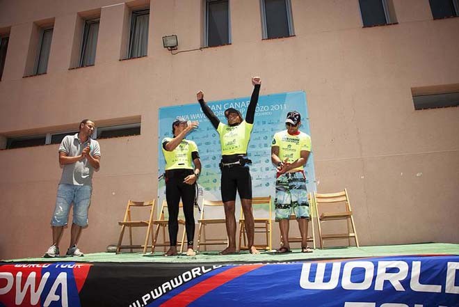 The Koster kid takes the victory - PWA Pozo Gran Canaria World Cup 2011  ©  John Carter / PWA http://www.pwaworldtour.com